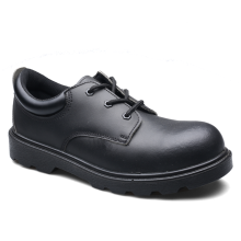 China Black Cow Leather Safety Shoes Anti-smashing Anti-poercing Safety Working Shoes